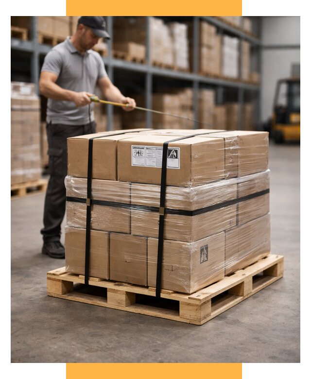 Упаковка и паллетирование грузов от 3753 р. | СетСервис-Лбк