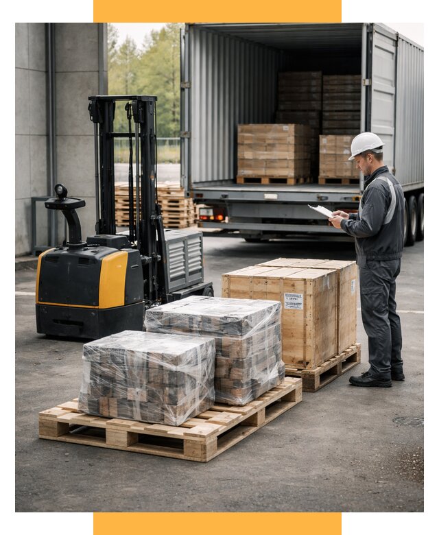 Доставка оборудования из Европы под ключ от 48258 р. | СетСервис-Лбк