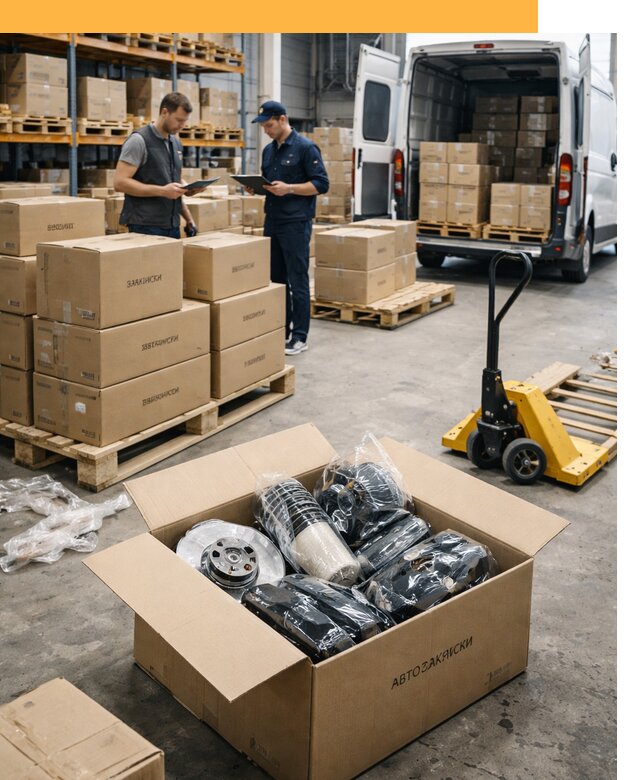 Доставка автозапчастей из Европы от 13405 руб быстро и надёжно