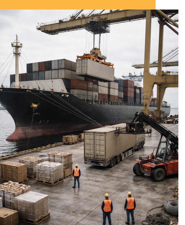 Морские перевозки из Индии: доставка FCL/LCL, таможня от 128688