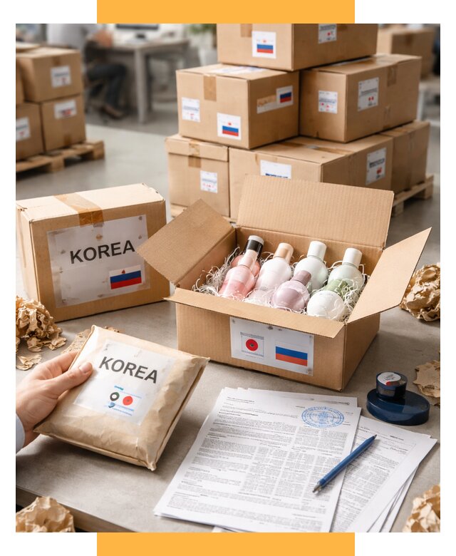Доставка косметики из Кореи от 9115 р. под ключ | СетСервис-Лбк