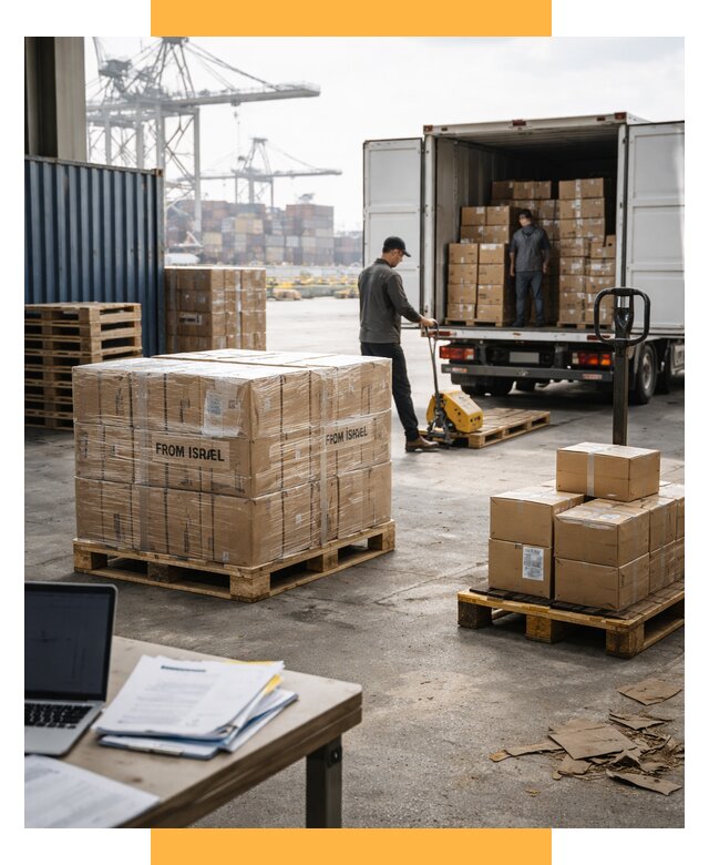 Доставка грузов из Израиля от 16086 р., логистика от СетСервис-Лбк