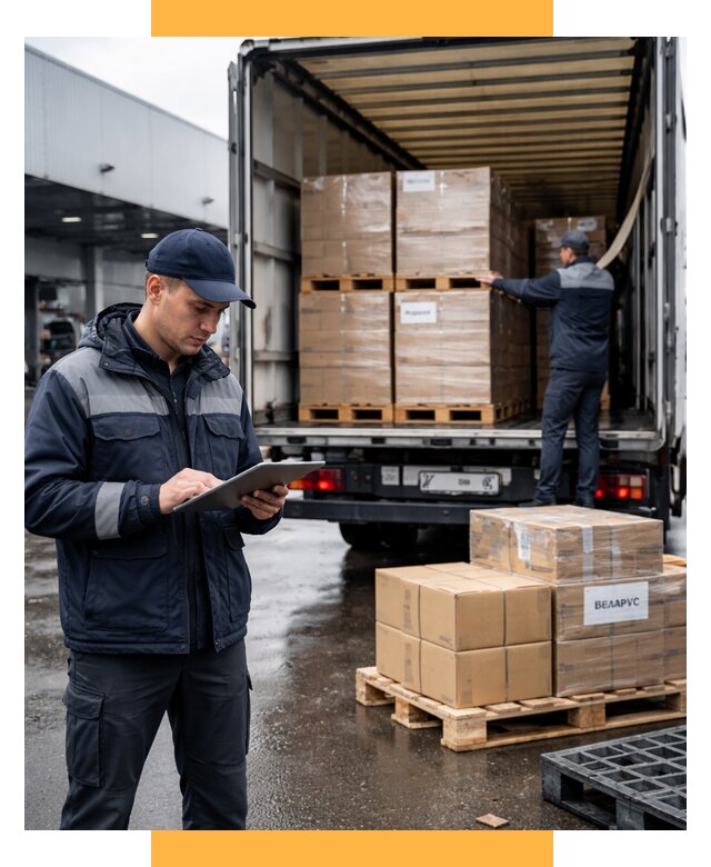 Доставка грузов из Беларуси от 16086 р. логистика СетСервис-Лбк