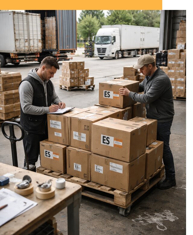 Доставка грузов в Испанию автотранспортом от 37534 руб