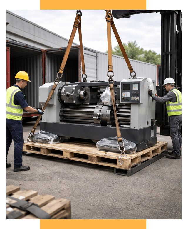 Перевозка станков и таможня от 64344 р. | СетСервис-Лбк логистика