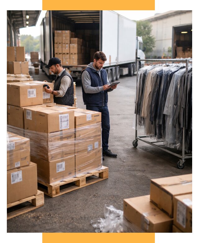 Перевозка и доставка одежды из Китая от 8043 р., СетСервис-Лбк