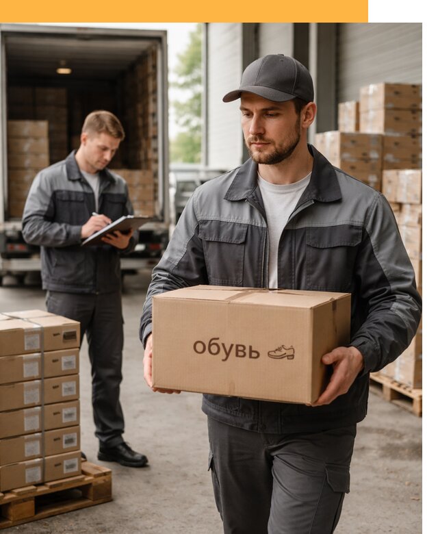 Международная перевозка обуви с таможенным оформлением от 4826