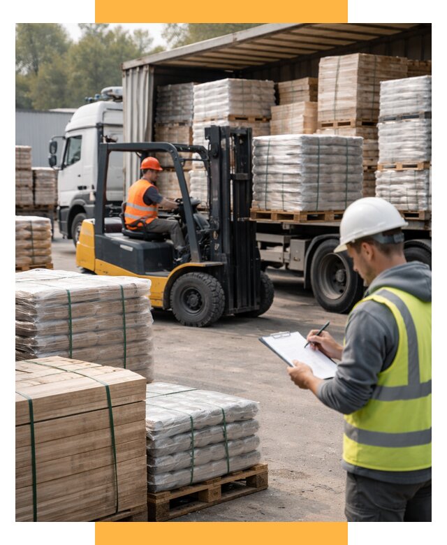 Перевозка строительных материалов от 5898 р. | СетСервис-Лбк