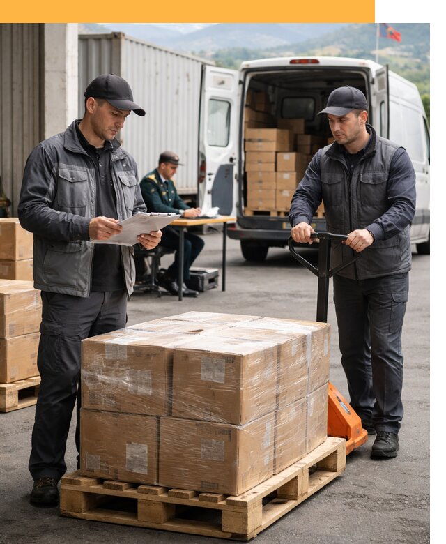 Доставка грузов через Армению, быстрая таможенная очистка от 26810