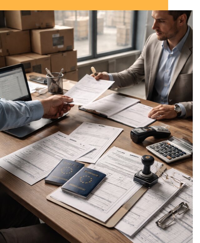 Таможенное оформление грузов из Европы от 9115 руб