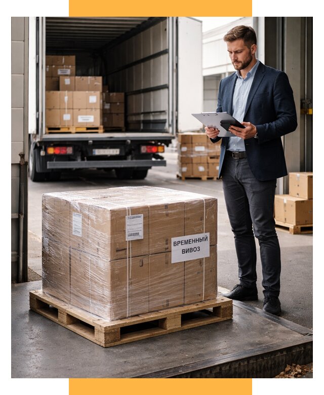 Временный вывоз товаров под ключ от 8579 р. | СетСервис-Лбк