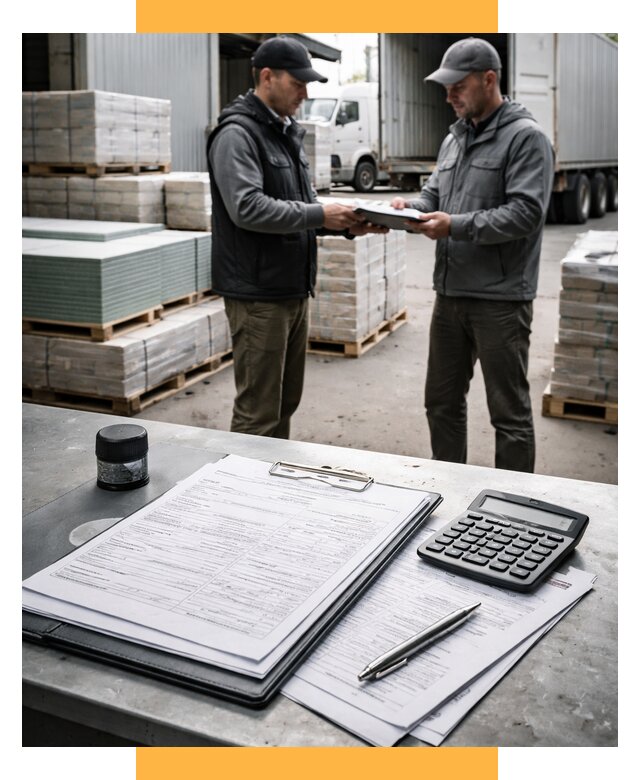 Таможенное оформление стройматериалов от 9115 р. | СетСервис-Лбк