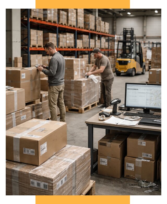 Склад консолидации в Европе от 6971 р., услуги СетСервис-Лбк