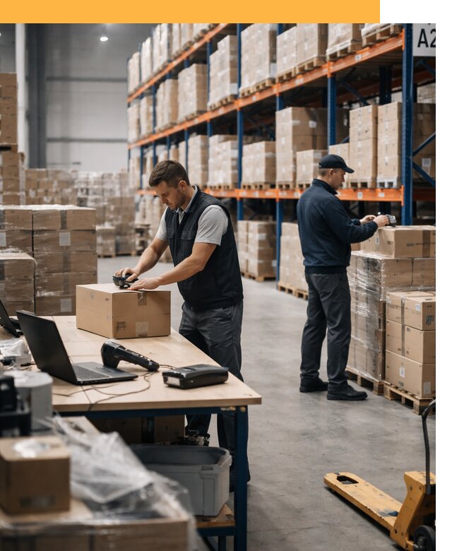 Склад консолидации в Европе: хранение, сортировка от 6971